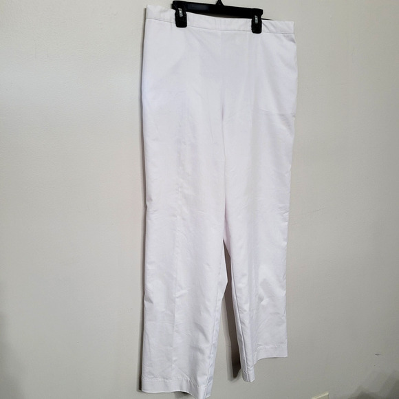 Alfred Dunner Women’s White Dress Pants Size 14 Classic Fit Comfort Waist NWT - Picture 1 of 5